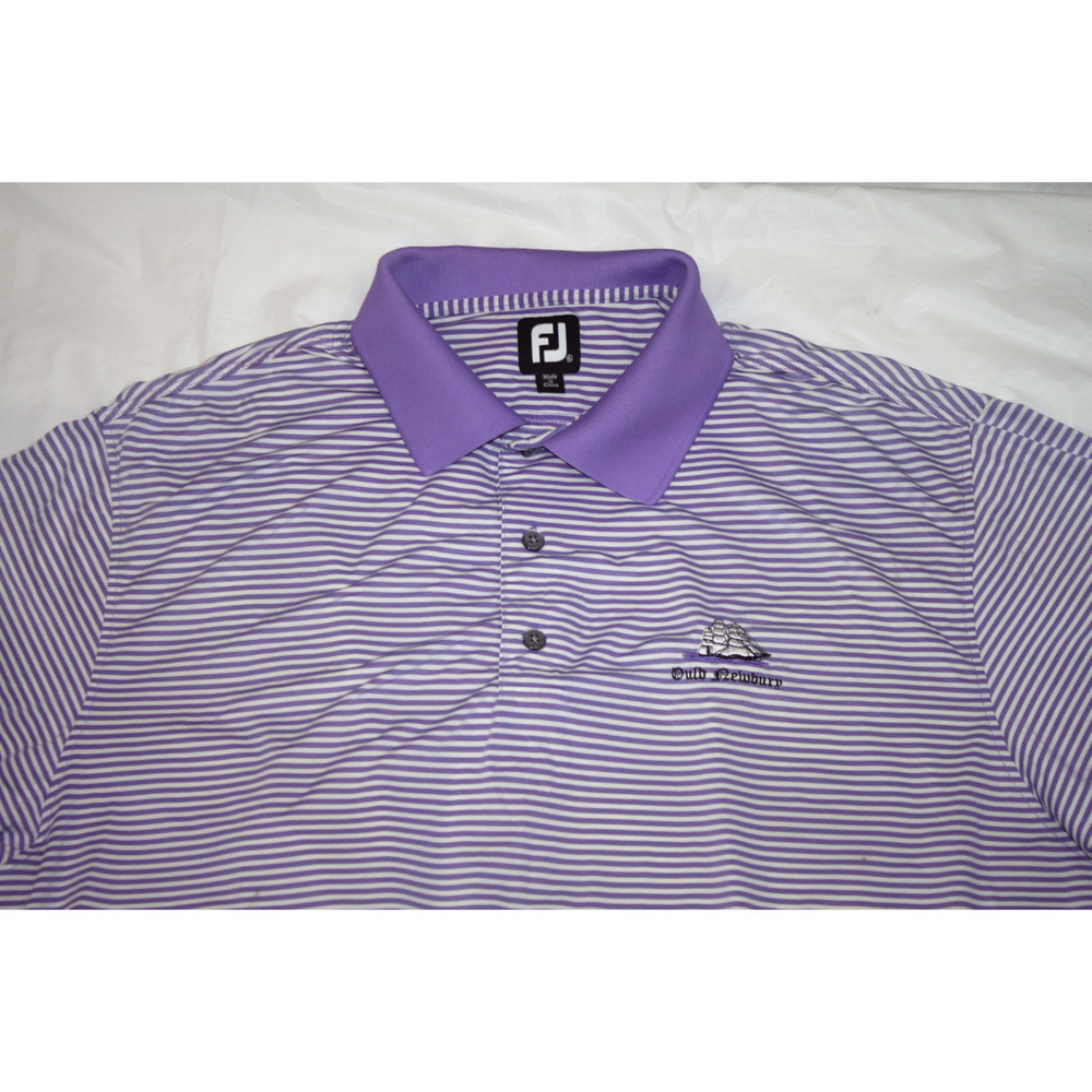 FootJoy Men's Short Sleeve Golf Polo Striped Shirt Size XL - Picture 2 of 7